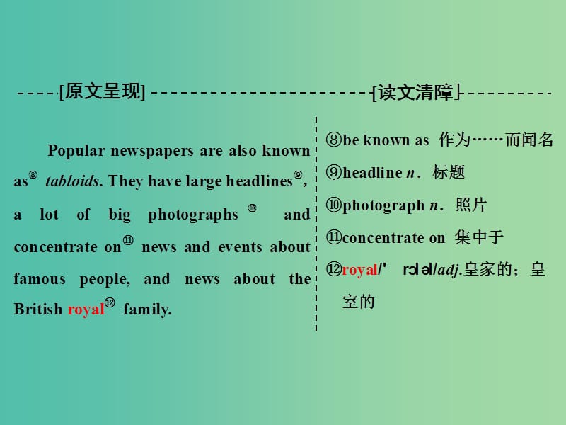 高中英语Module5NewspapersandMagazinesSectionⅣOtherPartsoftheModule课件外研版.ppt_第3页