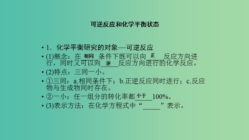 高考化学专题精讲 7.2化学平衡状态 化学平衡的移动课件.ppt_第2页