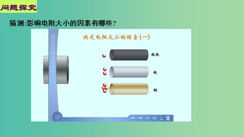 高中物理 第二章 恒定电流 第六节 导体的电阻课件2 新人教版选修3-1.ppt_第3页