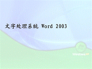 《OFFICE-文字處理》PPT課件.ppt