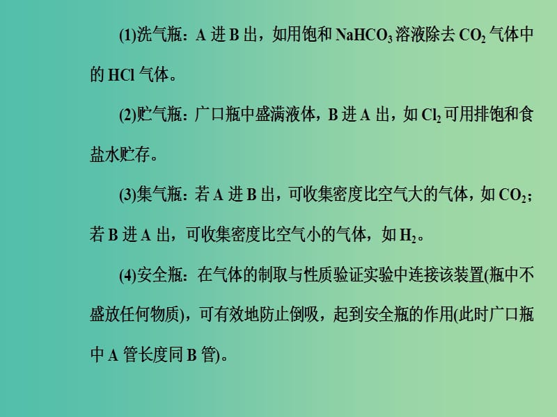 高考化学二轮复习 专题十二 化学实验基础课件.ppt_第3页