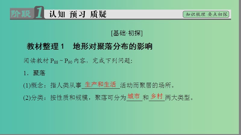 高中地理 第四章 自然环境对人类活动的影响 第一节 地形对聚落及交通线路分布的影响课件 湘教版必修1.ppt_第3页