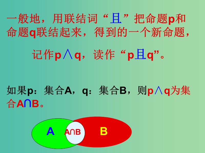 高中数学 1.3简单的逻辑联结词课件 新人教A版选修2-1.ppt_第3页