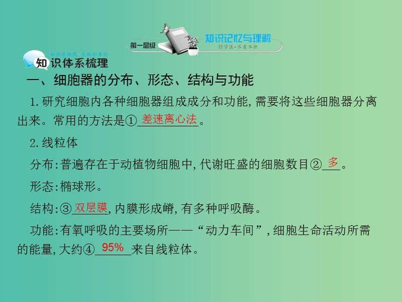 高中生物 第3章 第2节 细胞器-系统内的分工合作课件 新人教版必修1.ppt_第3页