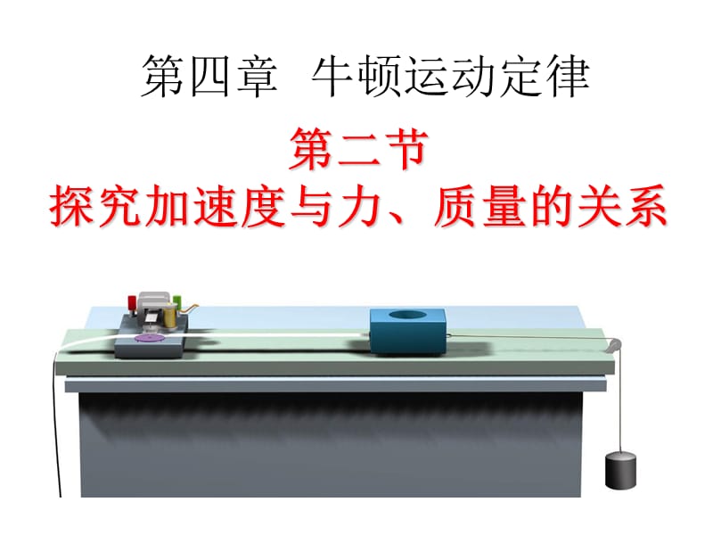 dwj探究加速度与力质量关系.ppt_第1页