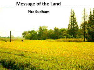 Unit3 Message of the Land现代大学英语精读ppt课件
