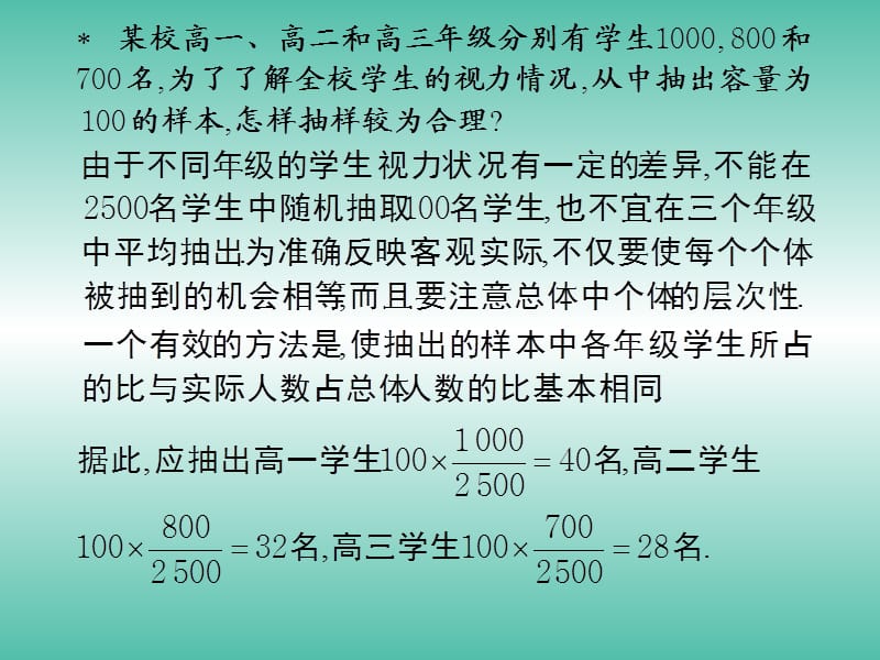 高中数学 2.1.3分层抽样课件 苏教版必修3.ppt_第2页