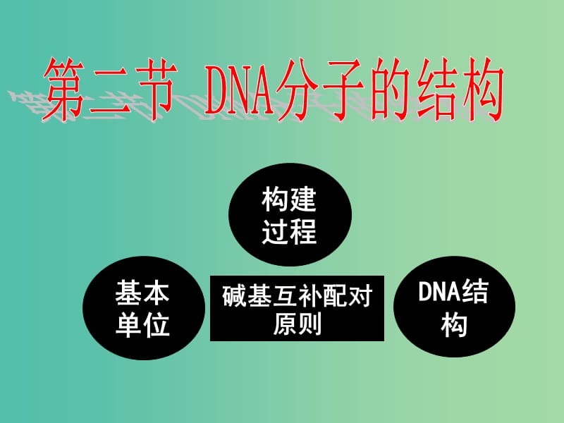 高中生物《3.2 DNA分子的结构》课件 新人教版必修2 .ppt_第1页