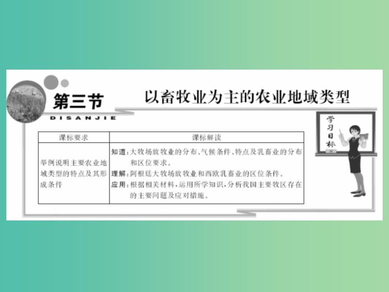 高中地理 第三章 农业地域的形成和发展 第三节 以种植业为主的农业地域类型课件 新人教版必修2.ppt_第1页