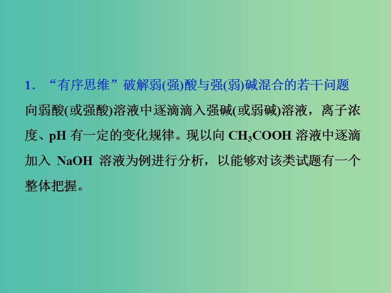 高考化学总复习第8章水溶液中的离子平衡微专题强化突破17综合考查电解质溶液知识的图像问题课件新人教版.ppt_第3页