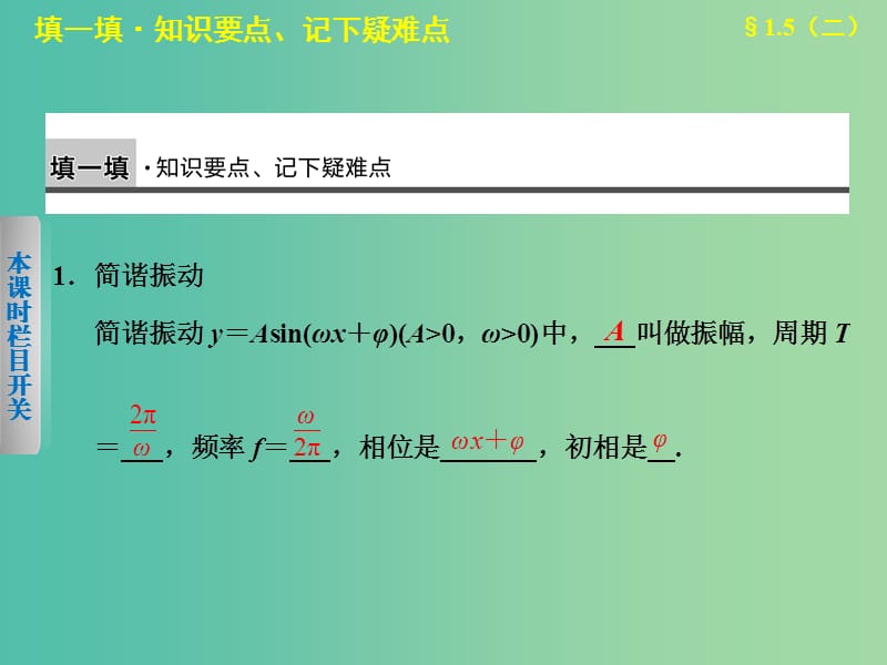 高中数学 1.5函数y=Asin（ωx+φ）的图象（2）课件 新人教A版必修4.ppt_第3页