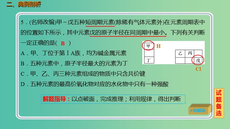 高考化学总复习第5章物质结构元素周期律第2讲元素周期律和元素周期表5.2.1元素周期表考点课件新人教版.ppt_第3页