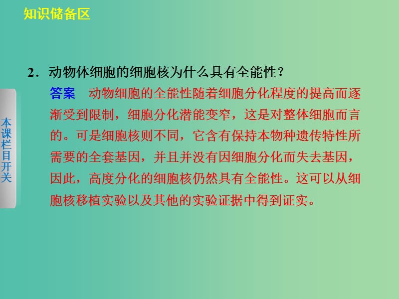 高中生物 3.2 动物细胞工程（第2课时）课件 北师大版选修3.ppt_第3页