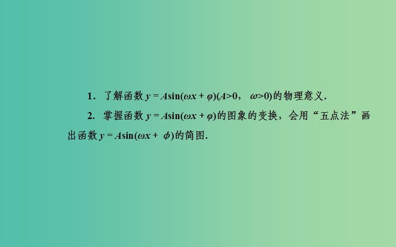 高中数学 1.3.3函数y＝Asin(ωx＋φ)的图象课件 苏教版必修4.ppt_第3页