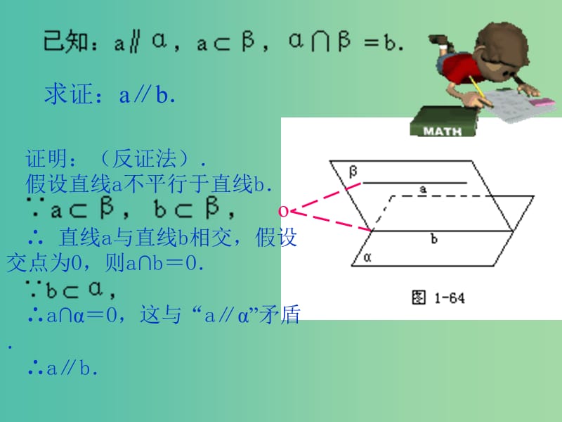 高中数学 2.2.2直线与平面平行的性质课件 新人教A版必修2.ppt_第3页