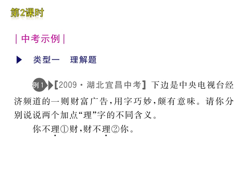 2010年中考语文二轮复习课件2：词语与成语运用.ppt_第2页