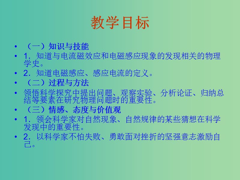 高中物理 第4章 第1节 划时代的发现课件 新人教版选修3.ppt_第3页