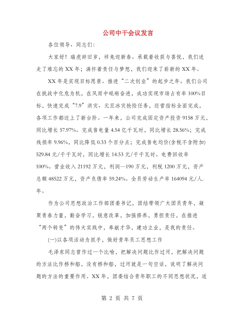 公司中干会议发言.doc_第2页