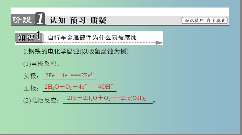 高中化学主题4认识生活中的材料课题4金属制品的防护课件5鲁科版.ppt_第3页