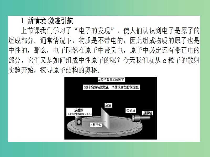 高中物理 18.2 原子的核式结构课件 新人教版选修3-5.ppt_第2页