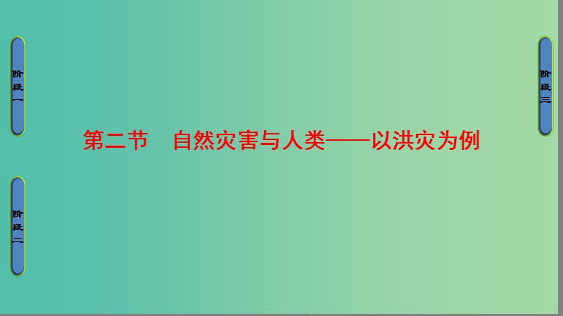 高中地理第4单元从人地关系看资源与环境-第2节自然灾害与人类--以洪灾为例课件鲁教版.ppt_第1页