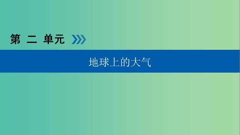 高考地理大一轮复习第二章地球上的大气第6讲冷热不均引起的大气运动优盐件.ppt_第1页