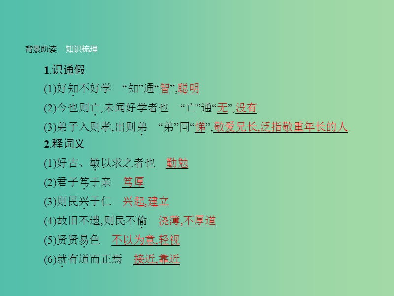 高中语文 1.7 好仁不好学其蔽也愚课件 新人教版选修《先秦诸子选读》.ppt_第3页