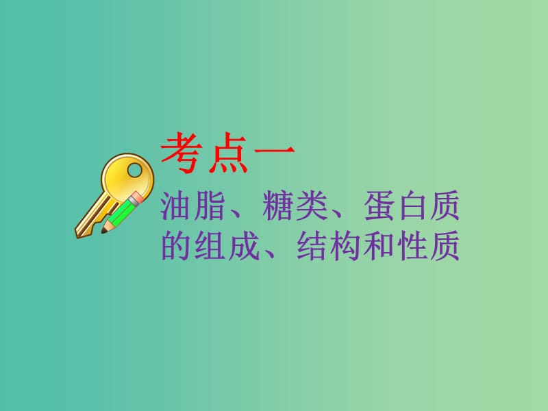 高考化学二轮复习第九章B有机化学基础9.5基本营养物质有机合成课件.ppt_第3页