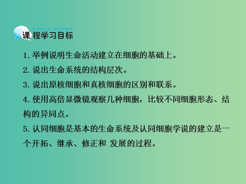 高中生物 第1章 走近细胞课件 新人教版必修1.ppt_第2页