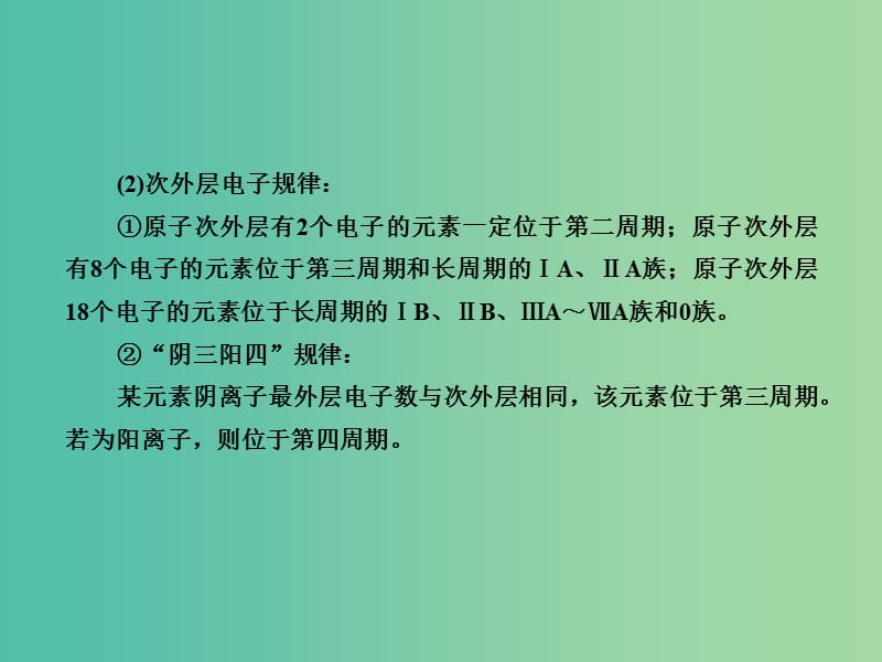 高考化学总复习 专题讲座五 元素推断题的解题策略课件.ppt_第3页