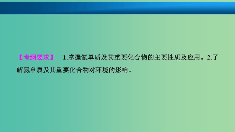 高考化学大一轮复习第四章非金属及其化合物第15讲氮及其化合物考点探究课件.ppt_第2页