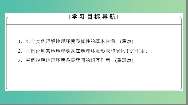 高中地理第3单元从圈层作用看地理环境内在规律第2节地理环境的整体性课件鲁教版.ppt_第2页