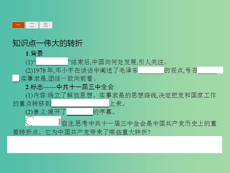 高中历史 6.18 新时期的理论探索课件 新人教版必修3.ppt_第3页