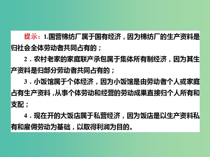 高中政治 4.2我国的基本经济制度课件 新人教版必修1.ppt_第3页