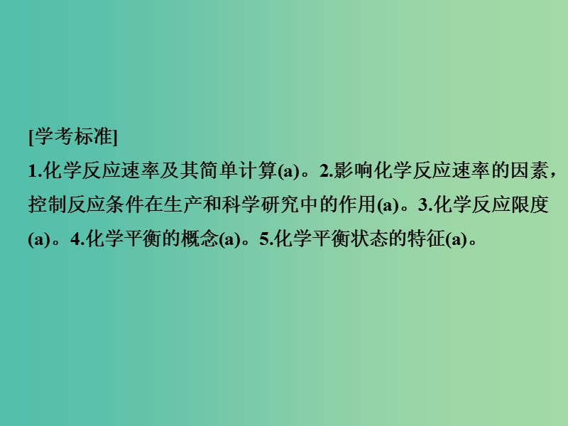 高考化学总复习 第十一单元 化学反应速率与反应速度课件 新人教版.ppt_第2页