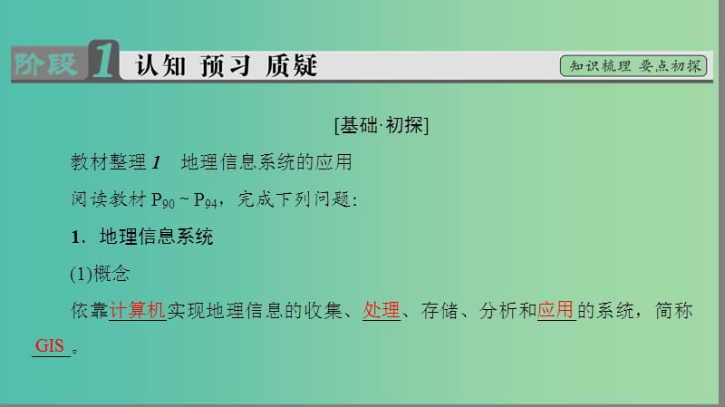 高中地理第三章地理信息技术的应用第3节地理信息系统的应用第4节数字地球课件中图版.ppt_第3页