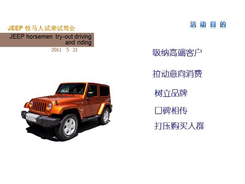 2013JEEP牧马人试乘试驾活动方案.ppt_第2页