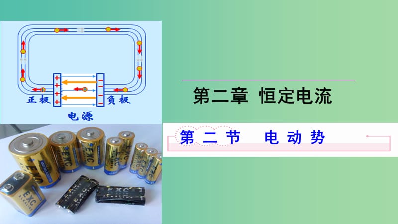 高中物理 第二章 恒定电流 第二节 电动势课件2 新人教版选修3-1.ppt_第1页