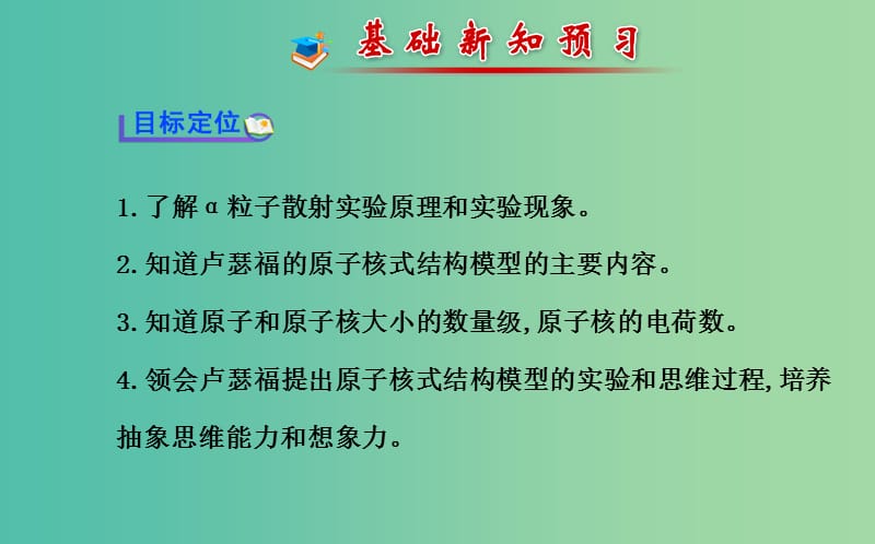 高中物理 18.2原子的核式结构模型（探究导学课型）课件 新人教版选修3-5.ppt_第2页