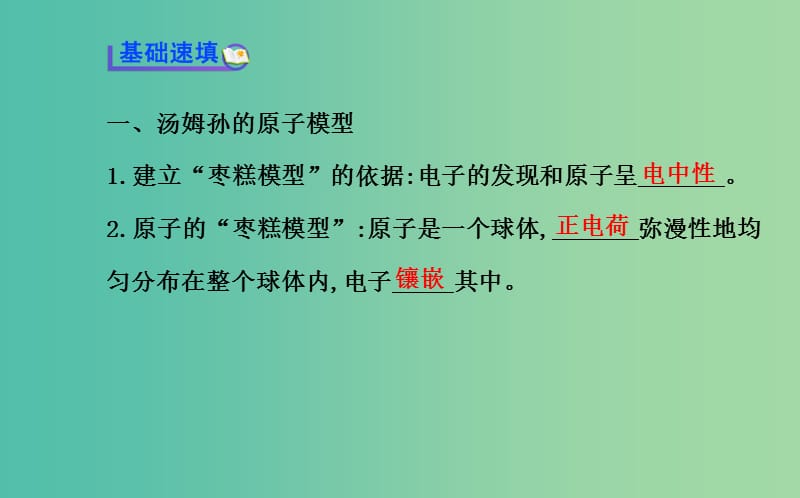 高中物理 18.2原子的核式结构模型（探究导学课型）课件 新人教版选修3-5.ppt_第3页