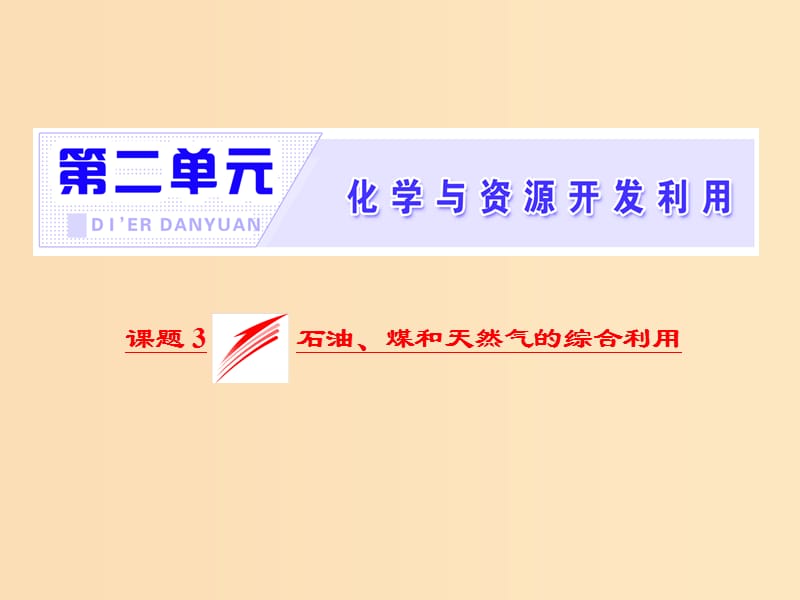 2018年高中化学 第二单元 化学与资源开发利用 课题3 石油、煤和天然气的综合利用课件 新人教版选修2.ppt_第2页