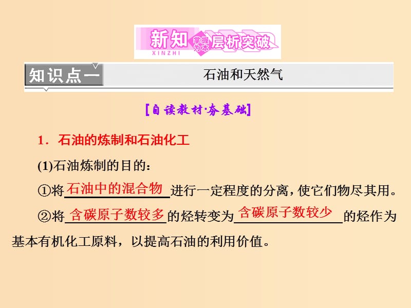 2018年高中化学 第二单元 化学与资源开发利用 课题3 石油、煤和天然气的综合利用课件 新人教版选修2.ppt_第3页