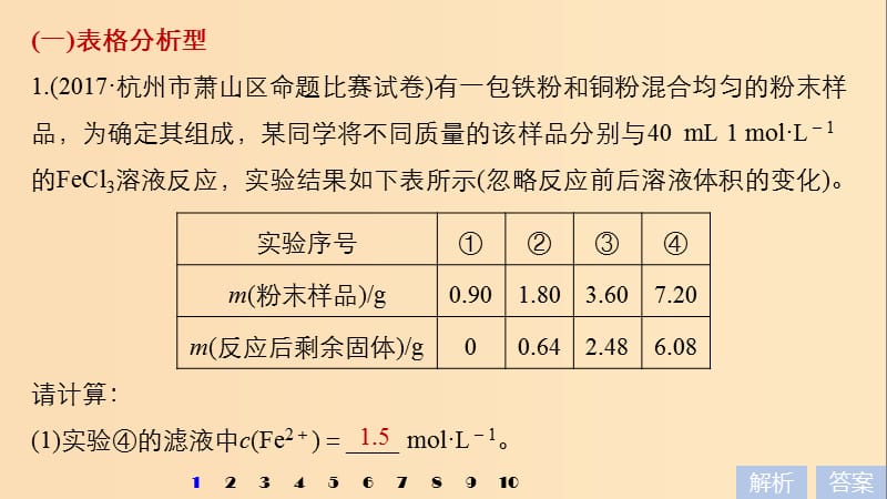 2019版高考化学大一轮复习 专题1 化学家眼中的物质世界专练课件.ppt_第2页