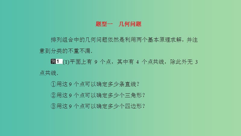 2019高考数学一轮复习第11章计数原理和概率专题研究排列组合的综合应用课件理.ppt_第3页