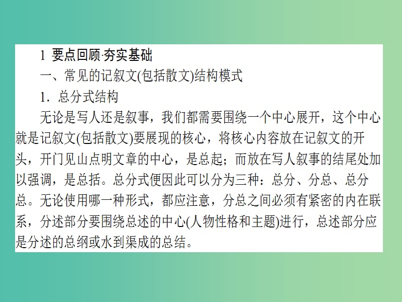 高考语文一轮复习 写作强化训练三 结构课件.ppt_第2页