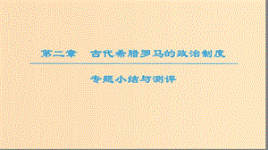 2018秋高中歷史 第2單元 古代希臘羅馬的政治制度單元小結(jié)與測評同步課件 新人教版必修1.ppt