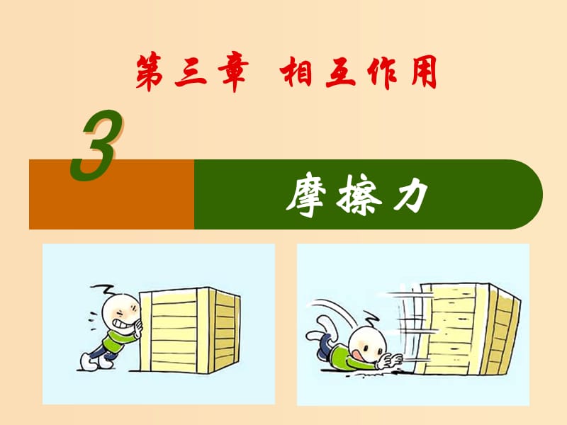 2018高中物理 专题3.3 摩擦力同步课件 新人教版必修1.ppt_第1页