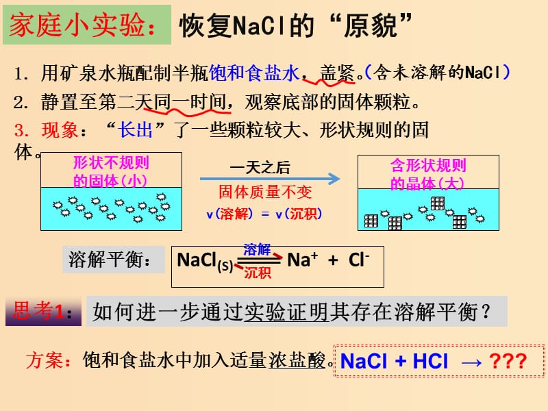 2018年高中化学 第3章 物质在水溶液中的行为 3.3 沉淀溶解平衡 第1课时课件8 鲁科版选修4.ppt_第3页