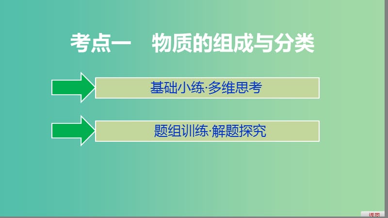 2019高考化学大一轮复习 第二章 化学物质及其变化 第5讲 物质的分类课件 鲁科版.ppt_第3页