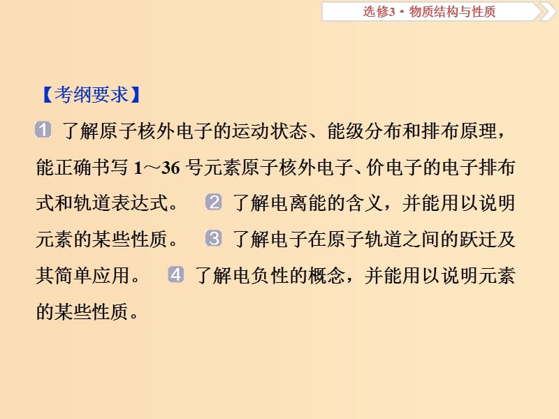 2019版高考化学总复习 选考部分 物质结构与性质 第1节 原子结构与性质课件 新人教版.ppt_第3页